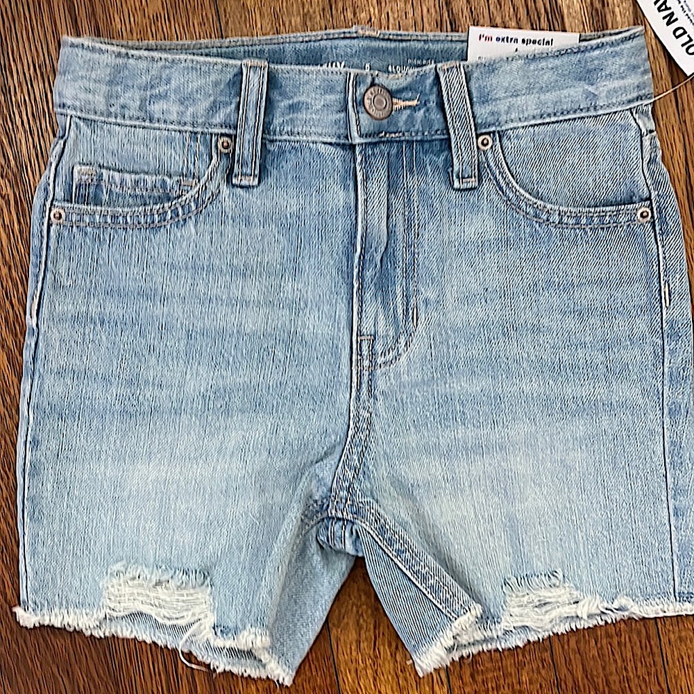 Slouchy Straight High Rise Old Navy Shorts
